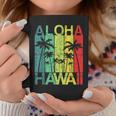 Aloha Hawaii Retro Surfer Palme Isolaintage Tazze Regalos divertidos