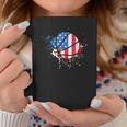 American Flag Baller Dunking Usa Flag Basketball Tassen Lustige Geschenke