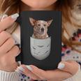 Australian Cattle Dog Blue & Red Heeler Tasca Sul Petto Tazze Regalos divertidos