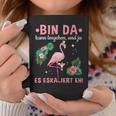 Bin Da Kann Losgehen Girls' Evening Flamingo S Tassen Lustige Geschenke