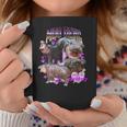 Bootleg Moo Deng Lovers Meme Moo-Deng Baby Ippopotamo Pigmeo Tazze Regalos divertidos