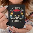 Cat Ladies Per Kamala Harris 2024 Retro Kitty Cats Amante Tazze Regalos divertidos