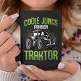 Coole Jungs Fahrtraktor Trecker Ragazzo Bambini Tazze Regalos divertidos
