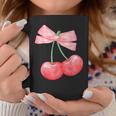 Coquette Cherry And Bow Kawaii Aesthetic Trendy Tazze Regalos divertidos