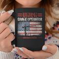 Crane Operator Union Patriotic American Flag Coffee Mug Unique Gifts