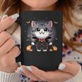 Cute Halloween Cat Vampire Trick Or Treat Spooky Kitty Coffee Mug Unique Gifts