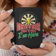 Darts And Beer That's Why I'm Here Dart Player Drinking Tazze Regalos divertidos