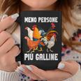 Divertente Gallina Pollo Pollaio Meno Persone Più Polli Tazze Regalos divertidos