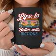 Donna Riccione Souvenirs'Laita È Migliore Con Riccione ' Slogan Con Collo A Tazze Regalos divertidos