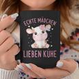 Echte Mädchen Lieben Kühe Cow Tassen Lustige Geschenke