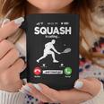 El Squash Está Llamando Tengo Que Ir Al Tenis Hobby Squash Taza de café Regalos divertidos