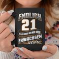 Endlich 21 Nur Noch Arwachsenwerden Geburtsjahr Birthday Tassen Lustige Geschenke