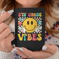 First Day Of School Fifth Grade Vibes Smiles Back To School Coffee Mug Unique Gifts