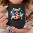 Cat Eating Pizza In Space Kitty Galaxy Coffee Mug Personalized Gifts