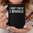 I Don't Sweat I Sparkle Workout Tassen Lustige Geschenke