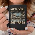 Raccoon Live Fast Eat Trash Street Cats Squad Tazze Regalos divertidos