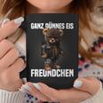 Ganz Dünnes Eis Freundchen Teddy Bear Annoyed Slogan Tassen Lustige Geschenke