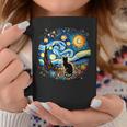 Gatto Notte Stellataan Gogh Gatto Per Amante Gatto Gatto Mamma Gatto Papà Tazze Regalos divertidos