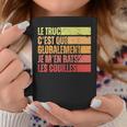 Globalement Je M'en Bats Les Couilles Humourintage Tasse Cadeaux drôles