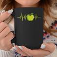 Green Apple Fruit Heartbeat Ecgegan Tassen Lustige Geschenke