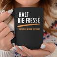 Halt Die Fresse Dich Hat Keiner Gefragt Quotes Tassen Lustige Geschenke