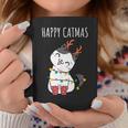 Happy Catmas Lustiges Weihnachts Katze Christmas Tree Tassen Lustige Geschenke