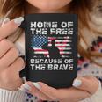 Home Of The Free Because Of The Brave Vintage Military Coffee Mug Unique Gifts