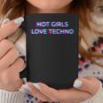 Hot Girls Love Techno Edm Music Festival Raver Dance Rave Tazze Regalos divertidos