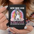 Ich Bin Die Große Schwester Schwewister Girls' Unicorn Tassen Lustige Geschenke