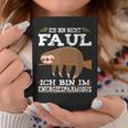 Ich Bin Nicht Faul Energy-Saving Mode Sloth Slogan Tassen Lustige Geschenke