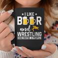 Ich Mag Bier Und Wrestling Und Mag 3 Leute Wrestler Coach Tassen Lustige Geschenke