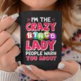 I'm The Crazy Bingo Lady Bingo Player Caller Women Coffee Mug Personalized Gifts