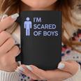 I'm Scared Of Boys X Only Love Date Fan Hot Girl Icona Tazze Regalos divertidos