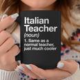 Insegnante Di Italiano Definition Scuola Tazze Regalos divertidos