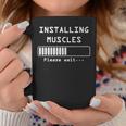 Installing Muscles Please Wait Fun Gym Workout Fitness Tazze Regalos divertidos