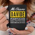 Io Non Sbaglio Mai Regalo Per Davide Personalizzato Figlio Tazze Regalos divertidos