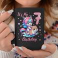 It's My 7Th Birthday Anime Unicorn And Otter Girls Birthday Tazze Regalos divertidos