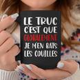 Je M'en Bats Couilles Cadeau Drôle Hommes Tasse Cadeaux drôles