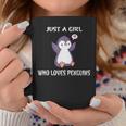 Just A Girl Who Love Penguins Regalo Di Compleanno Per Ragazza Tazze Regalos divertidos