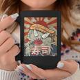 Kaiju Sushi Great Wave Off Kanagawa Japanese Aesthetic Coffee Mug Personalized Gifts