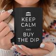 Keep Calm And Buy The Dip Azioni Dividendi Borsa Trading Tazze Regalos divertidos