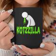 Kotzzilla Brechen Kotzen Beer Alcohol Pass Drunken Tassen Lustige Geschenke