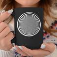 Labirinto A Spirale Trippy Ipnotico Di Trance Di Auto Di Turbinio Bianco Tazze Regalos divertidos