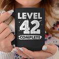 Level 42 Complete 42 Compleanno Tazze Regalos divertidos