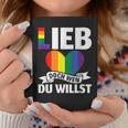 Lgbt Lgbtq Gay Csd Lieb Doch Wen Du Willst Gay Pride Tassen Lustige Geschenke