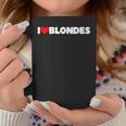 I Love Heart Blonde Tassen Lustige Geschenke