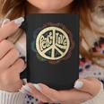 Love Peace Symbol Flowerintage 80S Retro Hippie Hippy Tazze Regalos divertidos