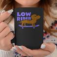 Low Rider Doxie Dachshund Dog Skateboarding Tank Top Graphic Print Coffee Mug Unique Gifts