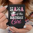 Mama Of The Birthday Girl Farm Mommy Cow 1St Birthday Girl Coffee Mug Personalized Gifts