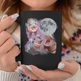 Moo Deng With The Moon Memes Coffee Mug Personalized Gifts